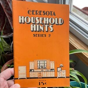 Vtg 30s CERESOTA Flour Household Hints & Recipe Booklet Series 2 Advertising
